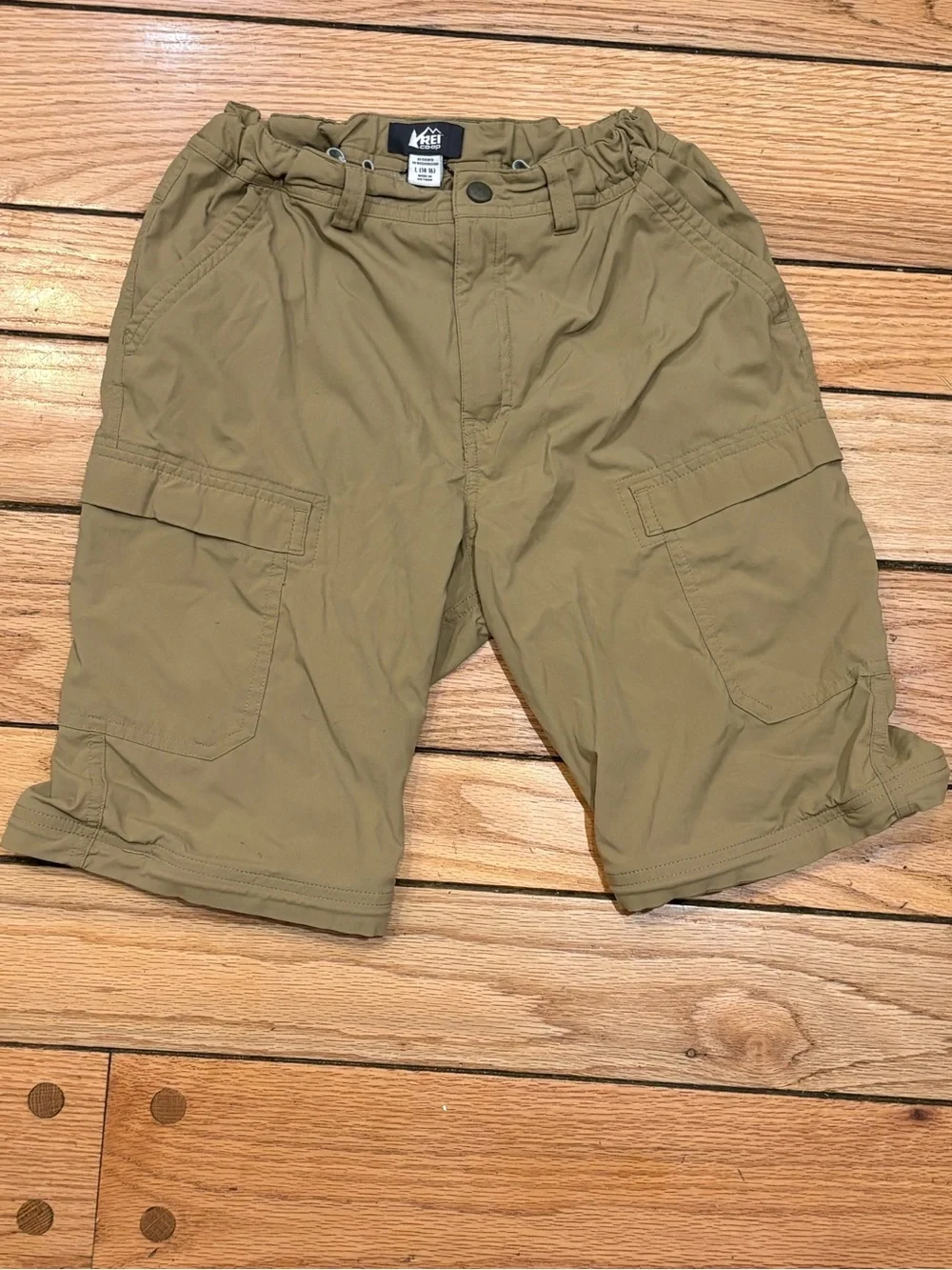 REI Kids Cargo Shorts - Khaki 14/16
